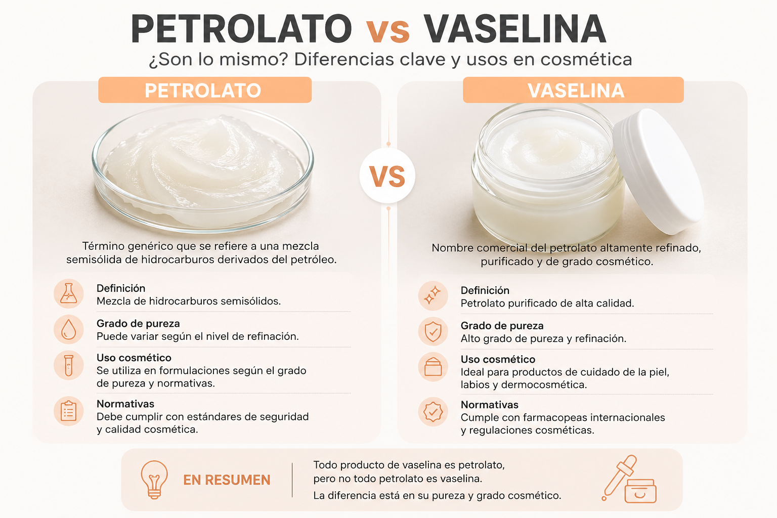 petrolato en cosmética uso en skincare